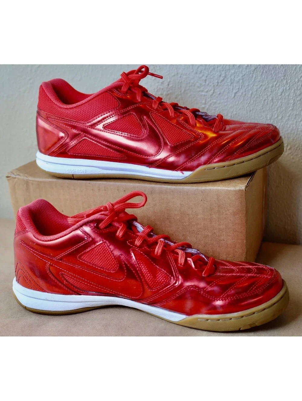 Size 11 - Nike Gato LV8 Metallic Light Crimson Mens